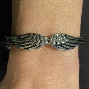 Angel Wings Bangle Bracelet